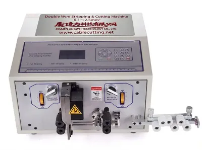 自動二線供給ワイヤーストリッピングマシン 切断長さ1-9999mm WPM-09F - ワイヤーカット＆ストリップマシン