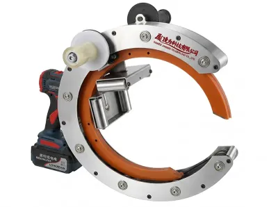 ドリル駆動ハンドヘルドオービタルラッパー｜パイプ・木材・長尺製品用 HROW-450