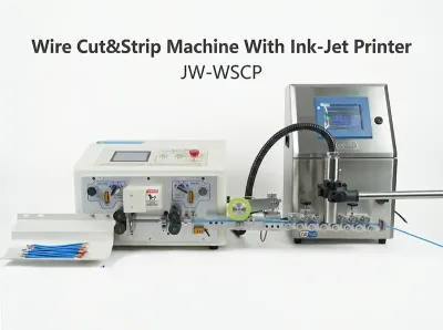 ワイヤーカット＆ストリップ機（インクジェットプリンター付き）JW-WSCP