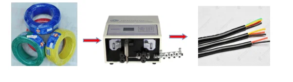 自動ワイヤー切断およびストリッピングマシン&自動ワイヤーフィーダーマシン