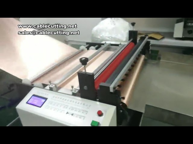 自動給材対応 PVC布帛スリッター・切断機 | 不織布の縦横スリット加工機