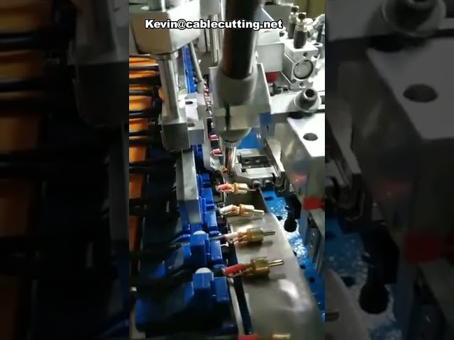 全自動DCコネクタ半田付け機｜ワイヤ供給・固定・分割・剥離・半田付け（2ピン・3ピン対応）