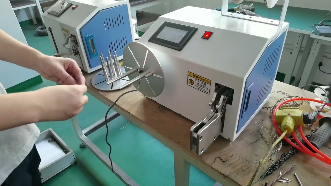 丸型・8型コイル対応！自動巻線結束機【美しい結束・お手頃価格】