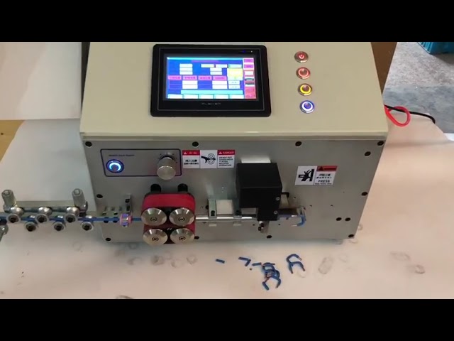 【高効率】25mm²対応 ワイヤー切断・皮むき・曲げ加工機 WPM-25ZWJ