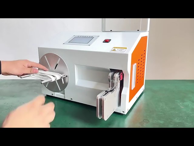 高速自動ケーブルハーネステープ巻き機 | 電子ワイヤータッチスクリーン搭載