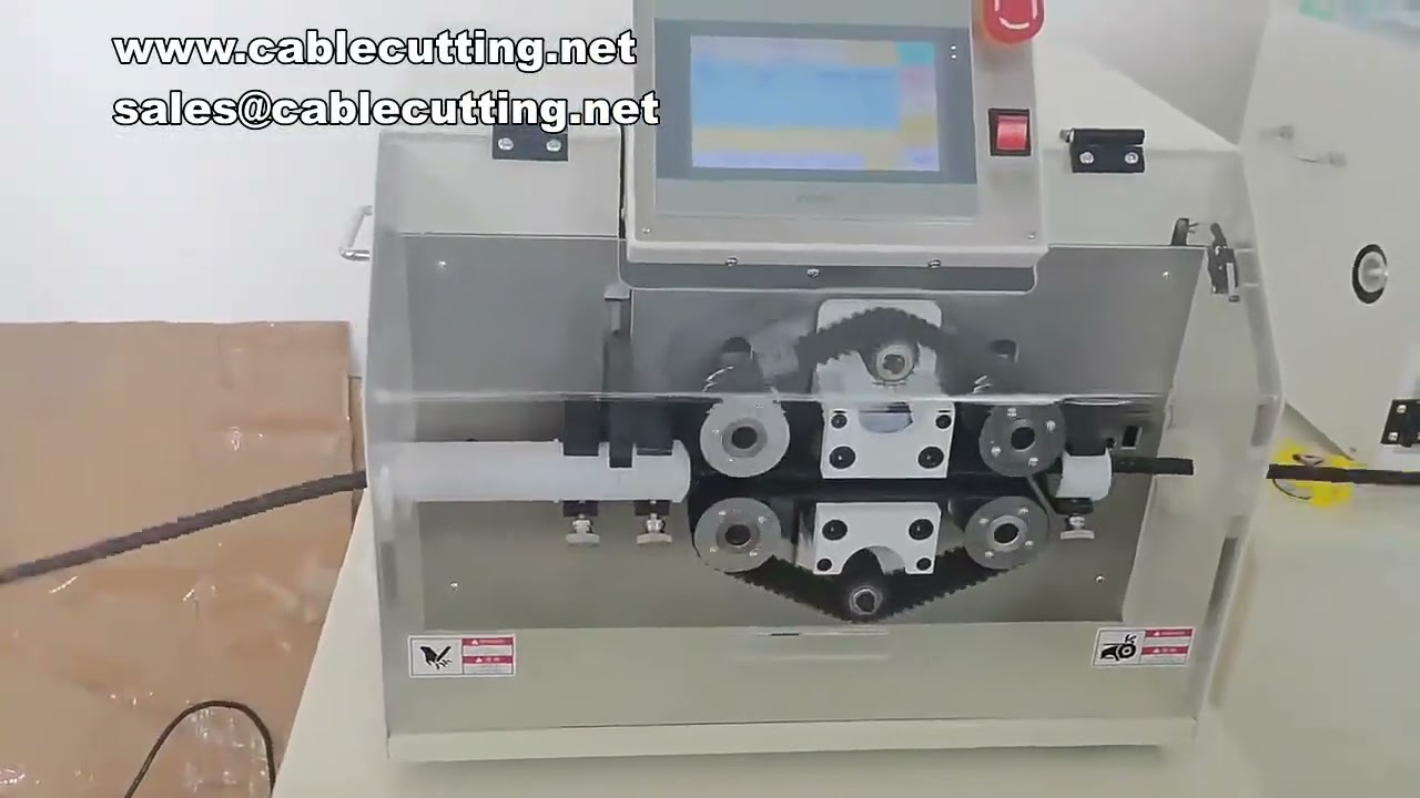蛇腹管・黄蝋管・熱収縮チューブ切断機 | ワイヤーハーネス用自動カッター
