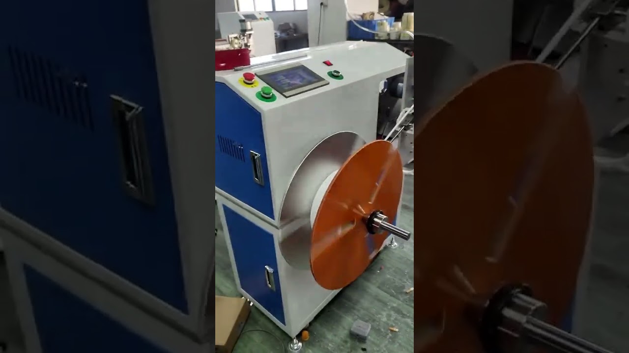 純水用PEパイプの計量・巻取機｜硬質・軟質パイプ両対応の工場自動化 #factory #machine