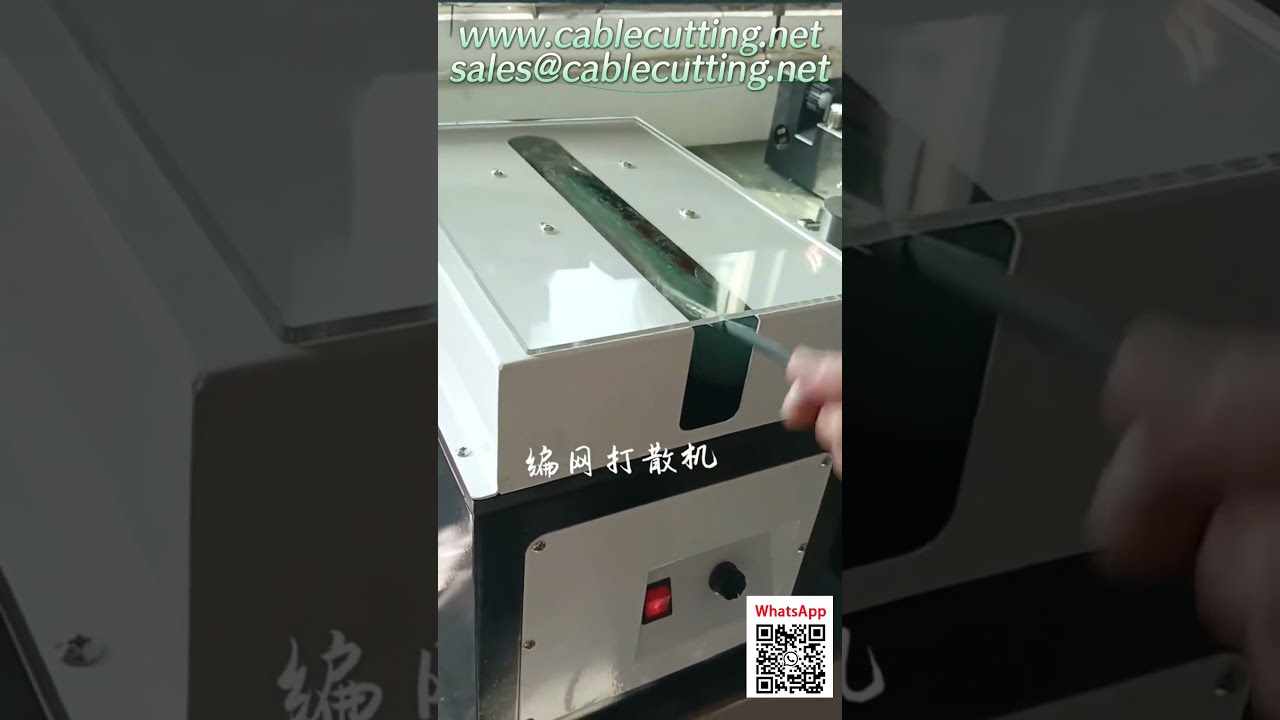 Automatic Wire Cutting and Stripping Machine for Industrial Automation