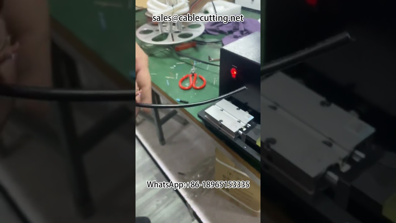 ネットワークケーブル圧着・クリスタルヘッド加工を自動化！高精度RJ45端子加工機