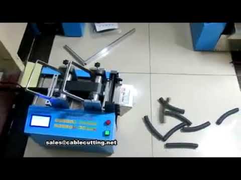 高精度自動波形管切断機｜プラスチックコルゲートパイプ切断機