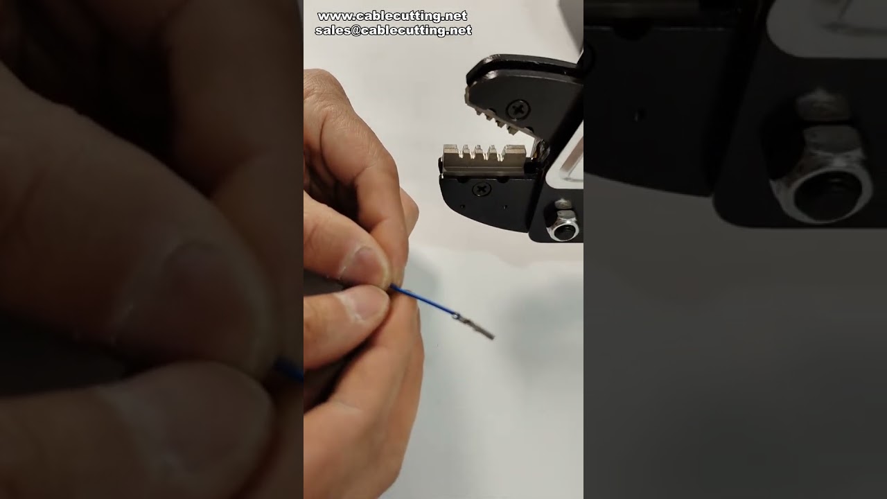 【Molex 43030-0001対応】電動端子圧着機の実演 - 高精度・産業用自動化