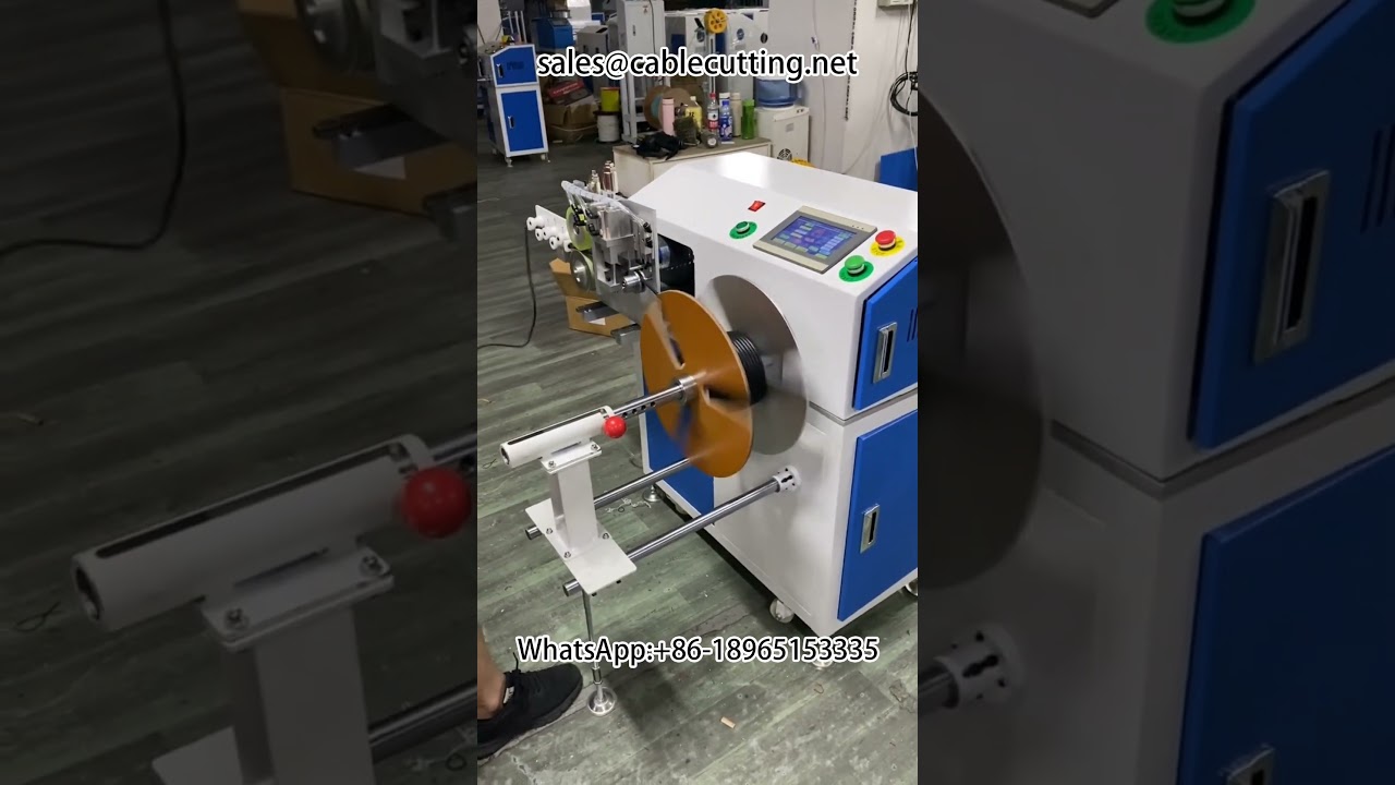 自動メーター計数・アレイ切断・巻取り一体化マシン｜高精度ワイヤー巻取り機