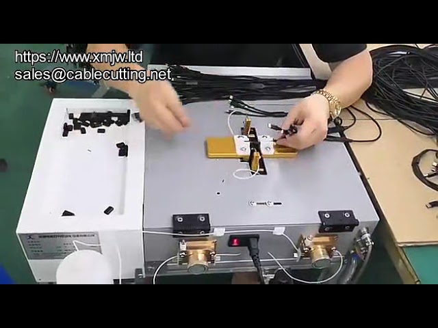 自動USBケーブルディスペンシングプッシャー | 両頭式データケーブル製造ライン用