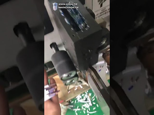 フラットシース電線の内外皮自動剥離・撚り機