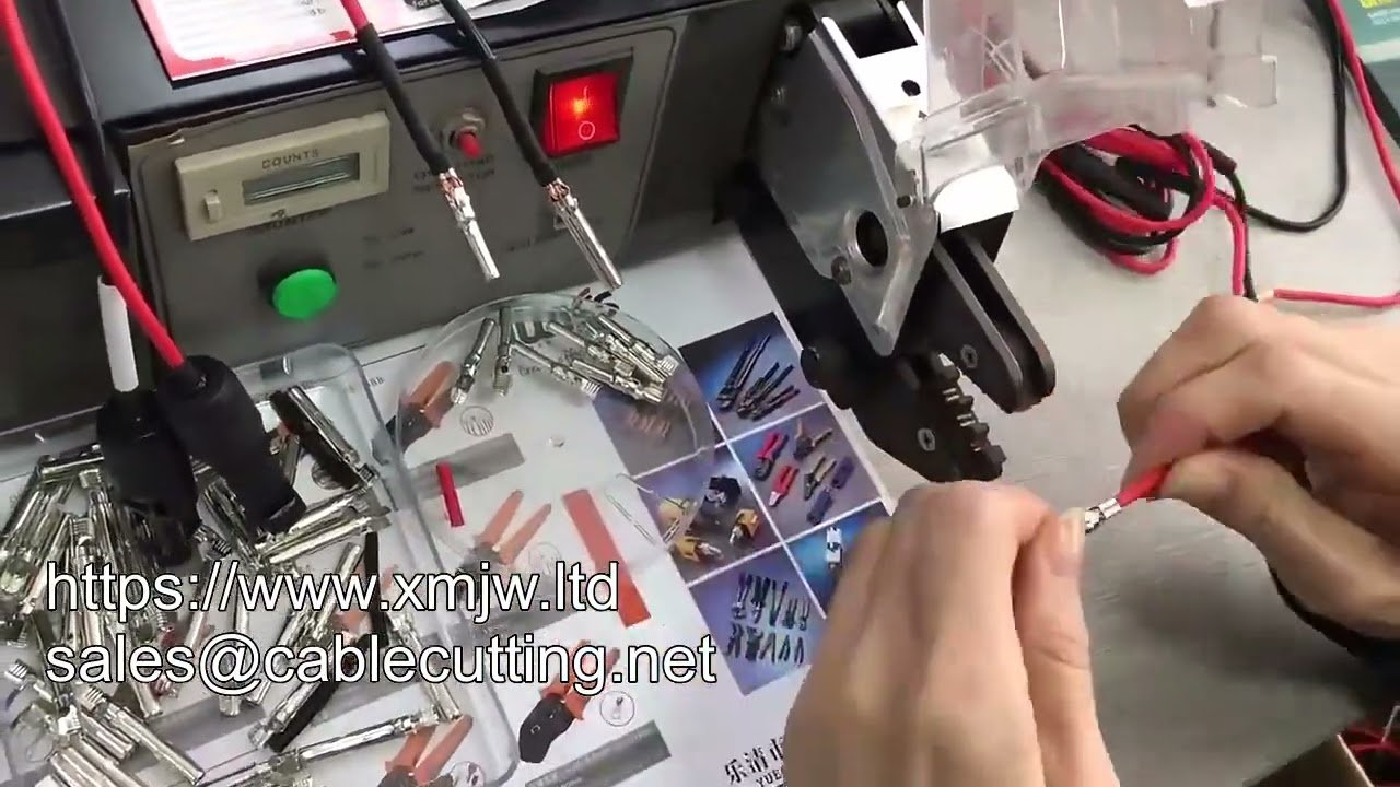 【220V/110V対応】LY電動端子圧着機 多種端子に対応する高効率ワイヤー加工ツール