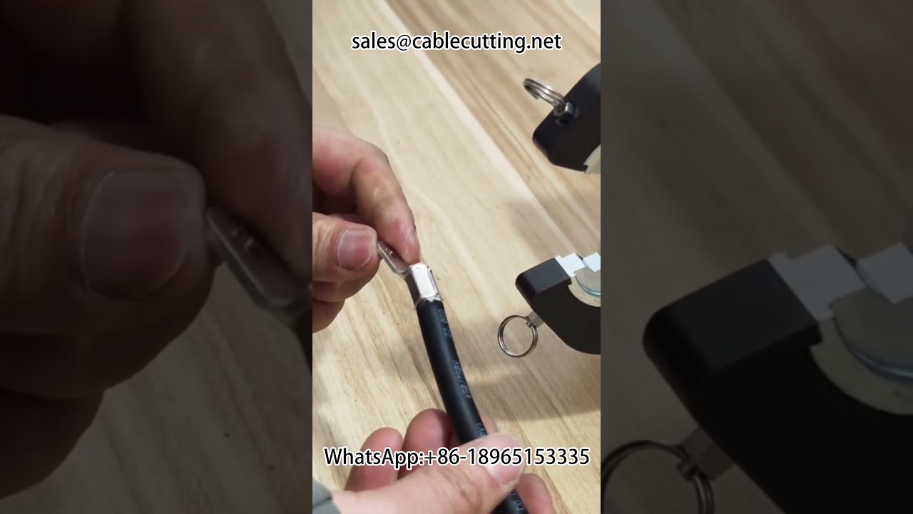 【高精度】電動端子圧着機 - 六角銅製端子を確実に圧着