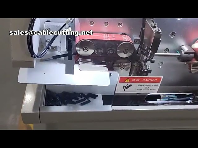 32ホイール駆動 自動多芯シース線切断・内外皮剥離一体機 25mm対応
