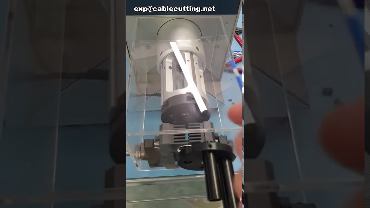 小型同軸ケーブル用自動剥離機 | 高精度ケーブル加工
