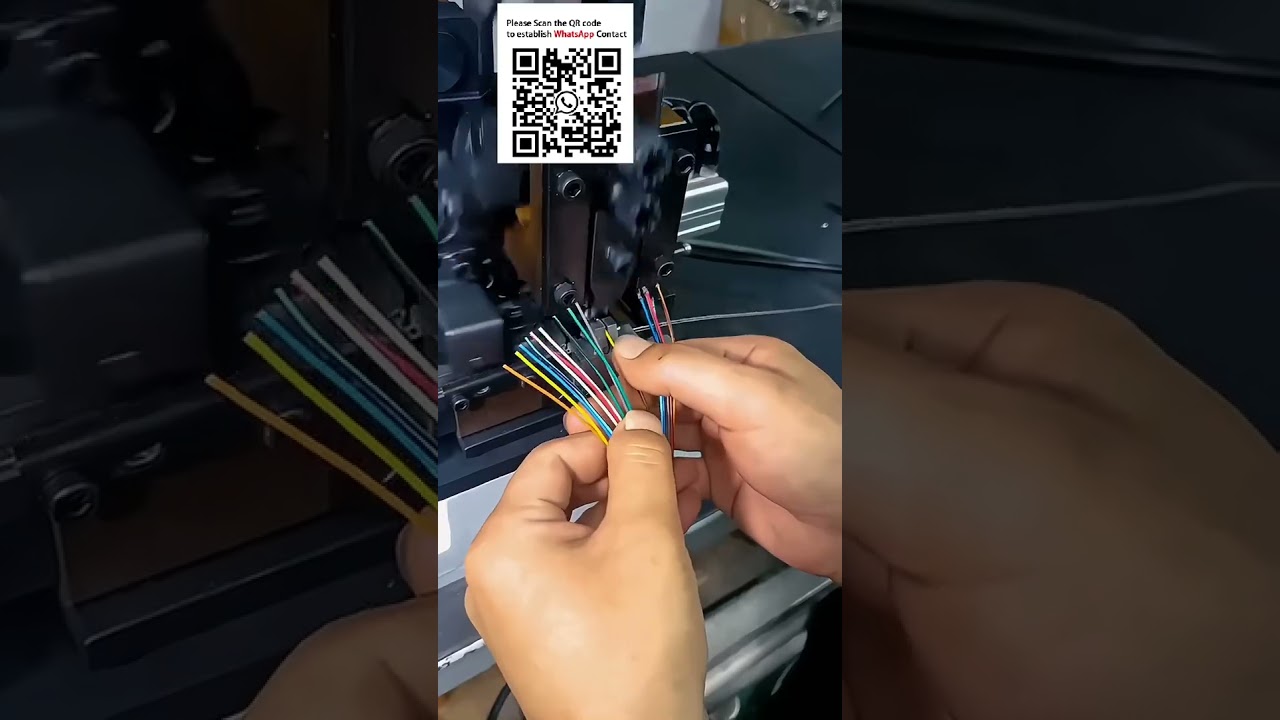 自動化の力：高性能ストリッピング＆圧着機 #機械工学