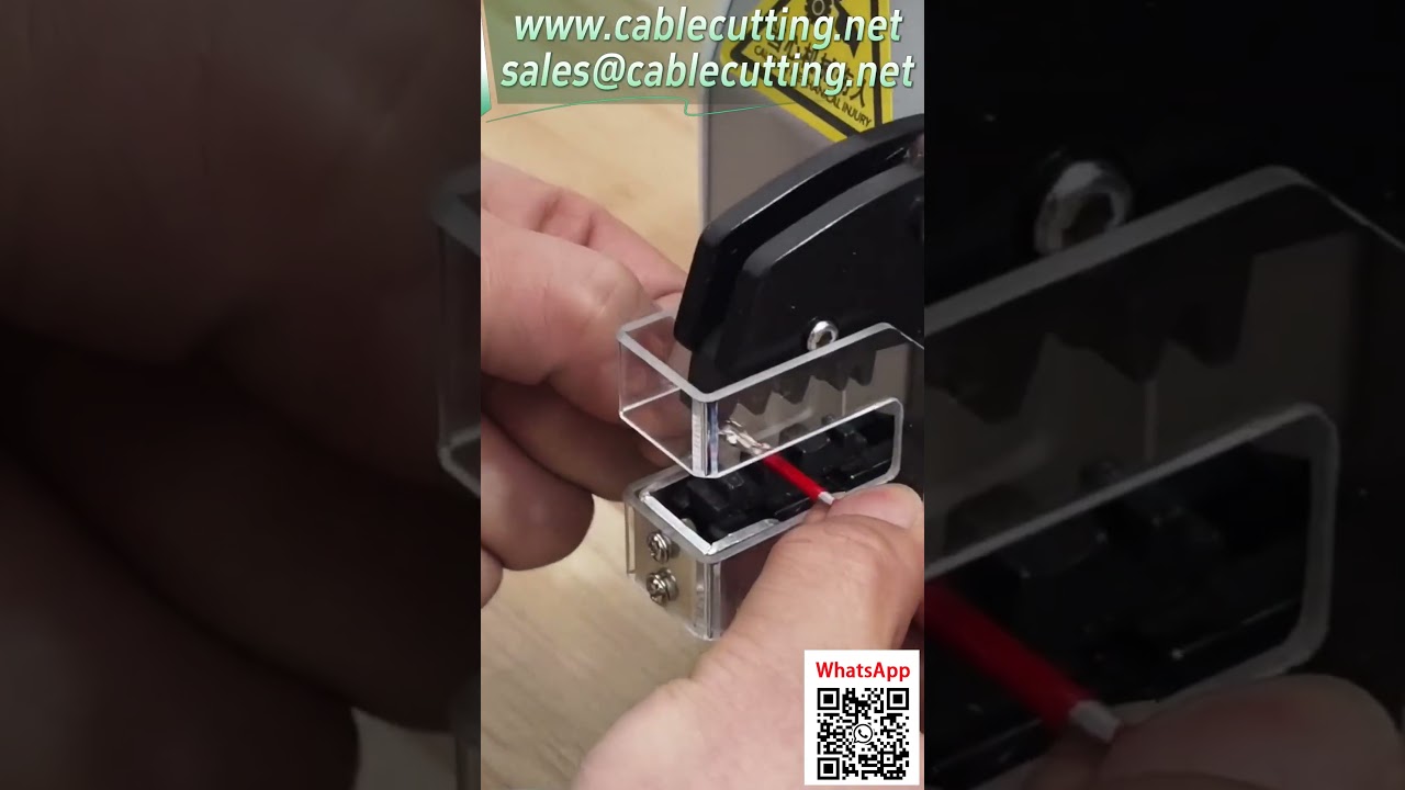 8kg軽量！垂直電動圧着機でスパッド端子を自動圧着 #自動化設備