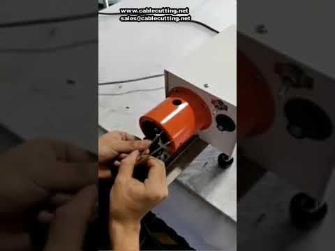 30W半自動ワイヤー剥離・撚り機｜3-45mm対応・線径26-10AWG多芯ケーブル処理に最適