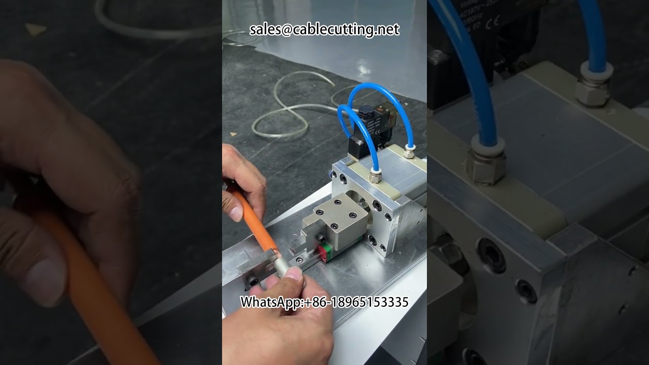 高電圧ワイヤーハーネス端子圧着機 - 工場自動化の効率化 #機械 #工場