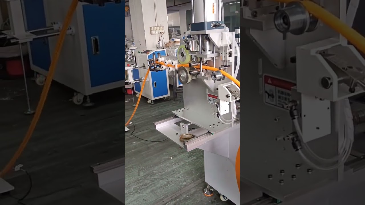 自動メーター計数・仕分け・チューブ巻取り機｜ガーデンホース梱包効率化 #工場