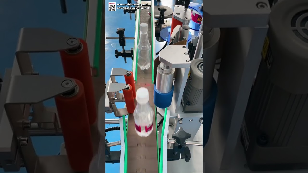 高速360度全周ラベル貼り機 | 丸瓶用高精度ステッカーアプリケーター