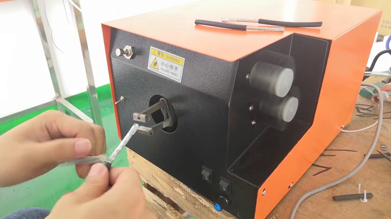 WPM 03B ケーブルシールドブラシ整線・撚り機 | 高効率産業用