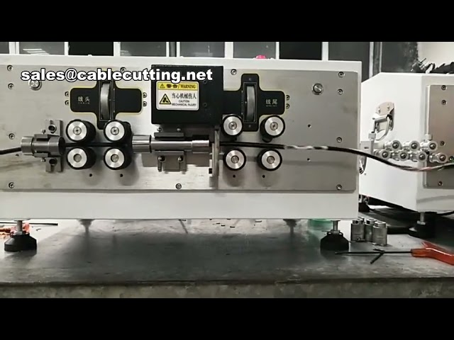 8輪電線剥線・切断機 | 新エネルギー線・BVBVRPVCケーブル対応 高効率自動加工