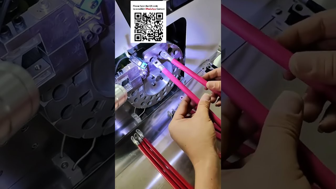 EVハーネス向け自動熱収縮チューブ挿入・焼成機 | 高効率自動化設備