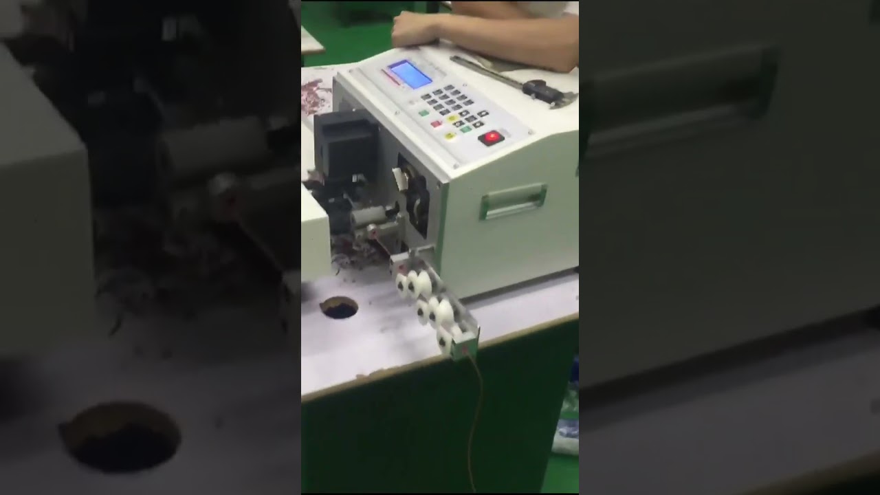 パソコンケーブル自動切断・剥離・撚り機｜高効率ワイヤー加工