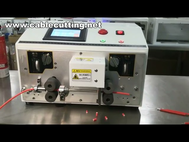 高性能ケーブル切断機・2線式自動ストリッピングマシン｜工場自動化用