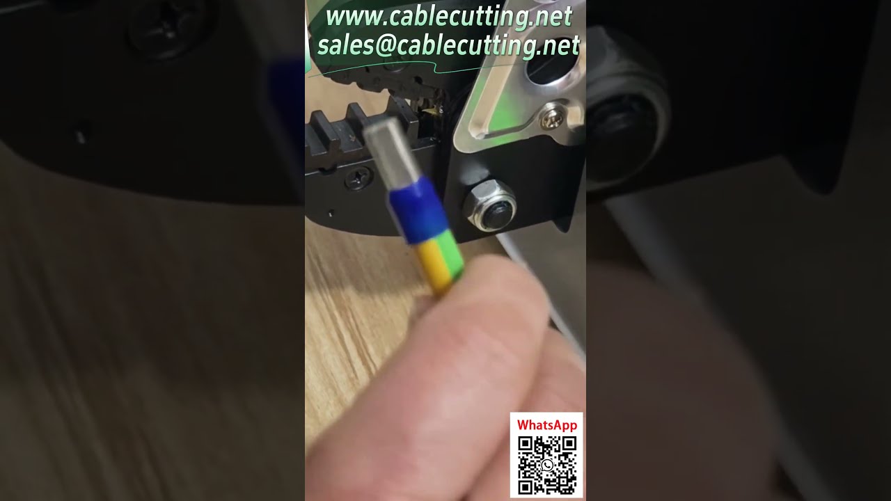 Wire Crimping Machine for 25mm² Tubular Terminals