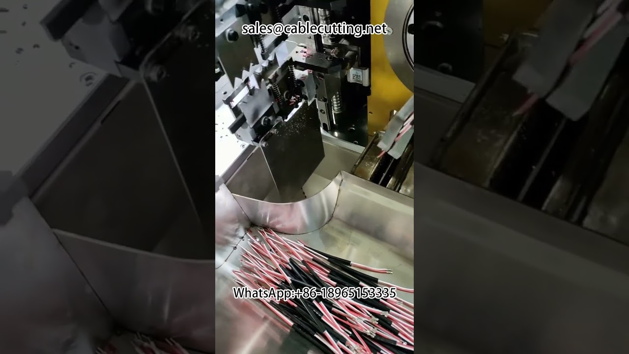 自動シース線内外剥離機｜フロント圧着・バックエンド処理対応
