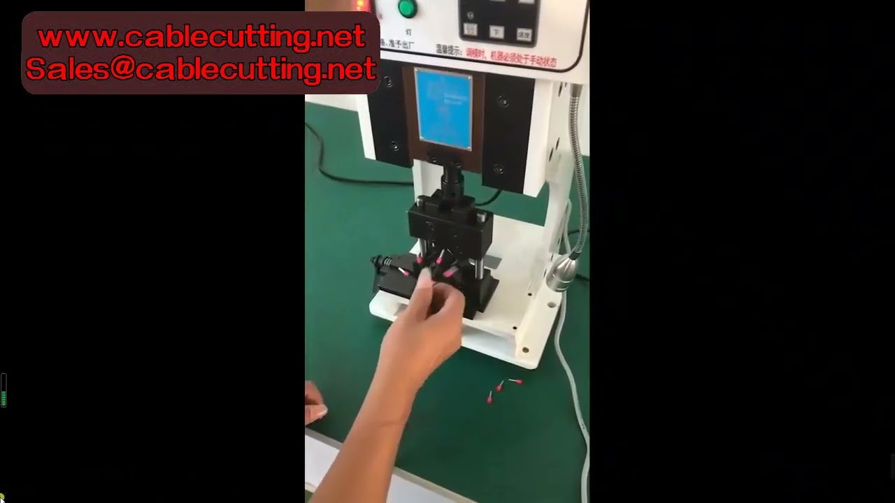 【低騒音】1.5トン電動端子圧着機｜縦横対応シングルグレイン圧着機