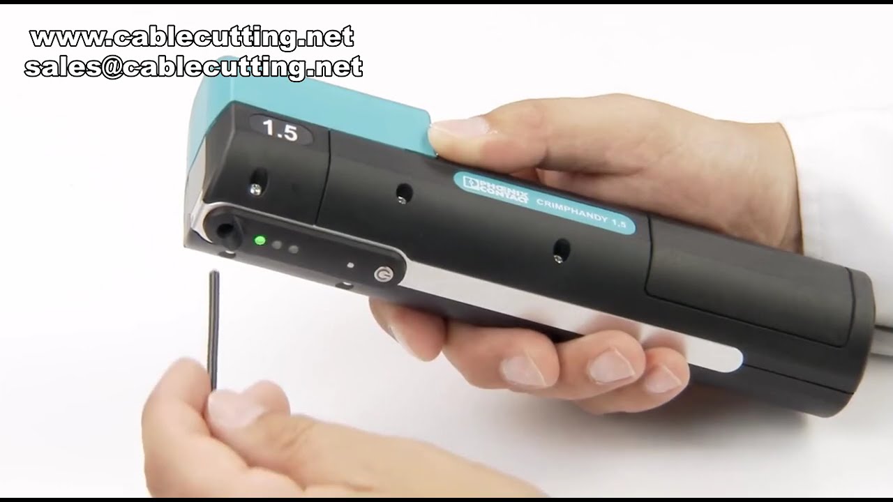 Phoenix Contact チューブ端子圧着機 | 高精度ワイヤー加工・工場自動化ツール