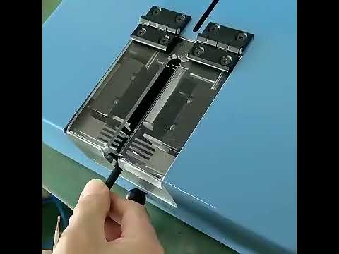 0.5～10mm²対応 高精度空気圧式ワイヤーストリッパー・切断機 卓上誘導型