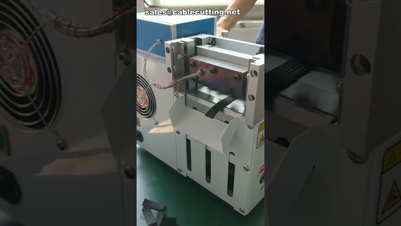 高精度！PVCホース・ナイロンテープ・テフロンチューブ切断機 | 工場自動化を効率化
