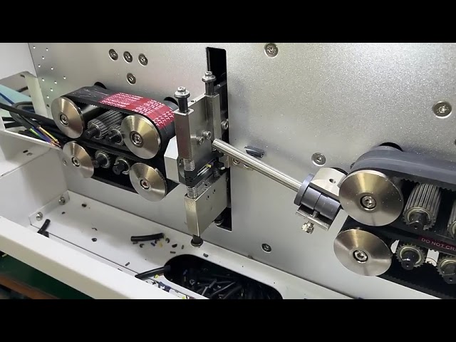 大サイズ多芯ケーブル全自動皮むき切断機【高速・高精度】