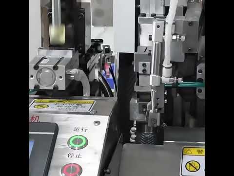全自動単頭圧着＆はんだディップ機 | 防水プラグ浸漬はんだ処理 #機械