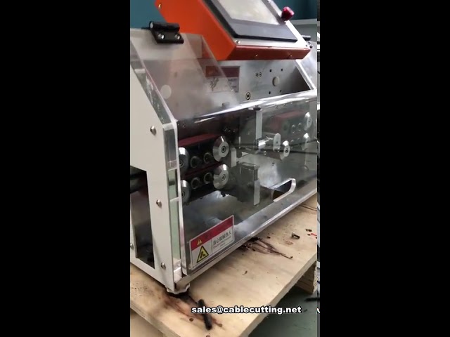 全自動7芯丸型シース電線剥離切断機｜高速・高精度なケーブル加工