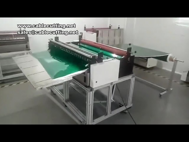 自動フィルム切断機 | プラスチックシート・PVCフィルム対応クロスカットマシン
