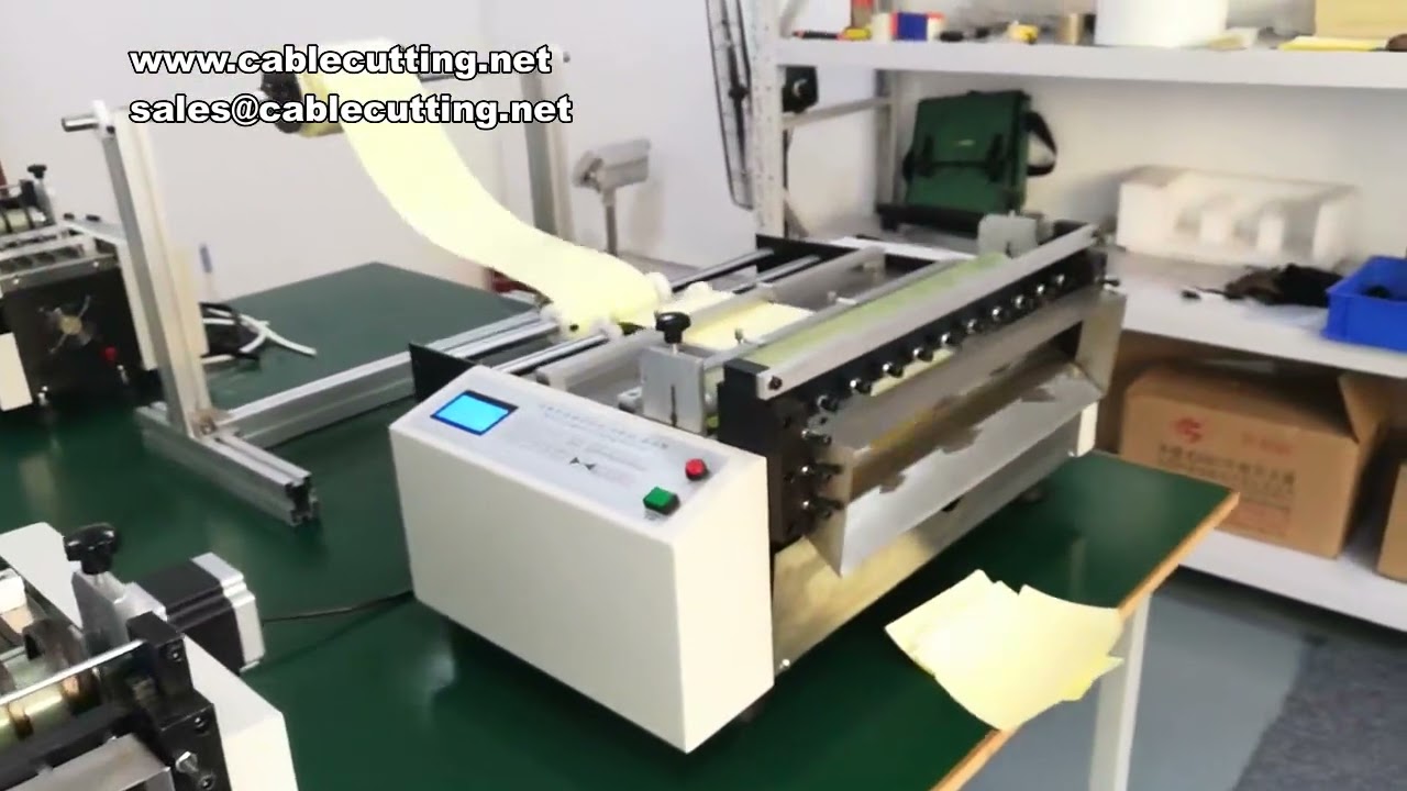 自動PVCフィルム切断機｜PETフィルム・バブルフィルム切断機 包装資材加工の自動化