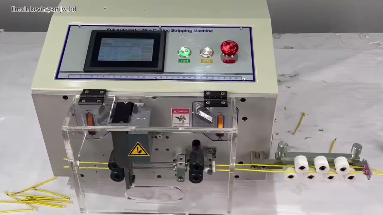 SWT-508-SDB Automatic Wire Stripping Peeling Cutting Machine 0-1-4-5mm Touch Screen LCD Controller