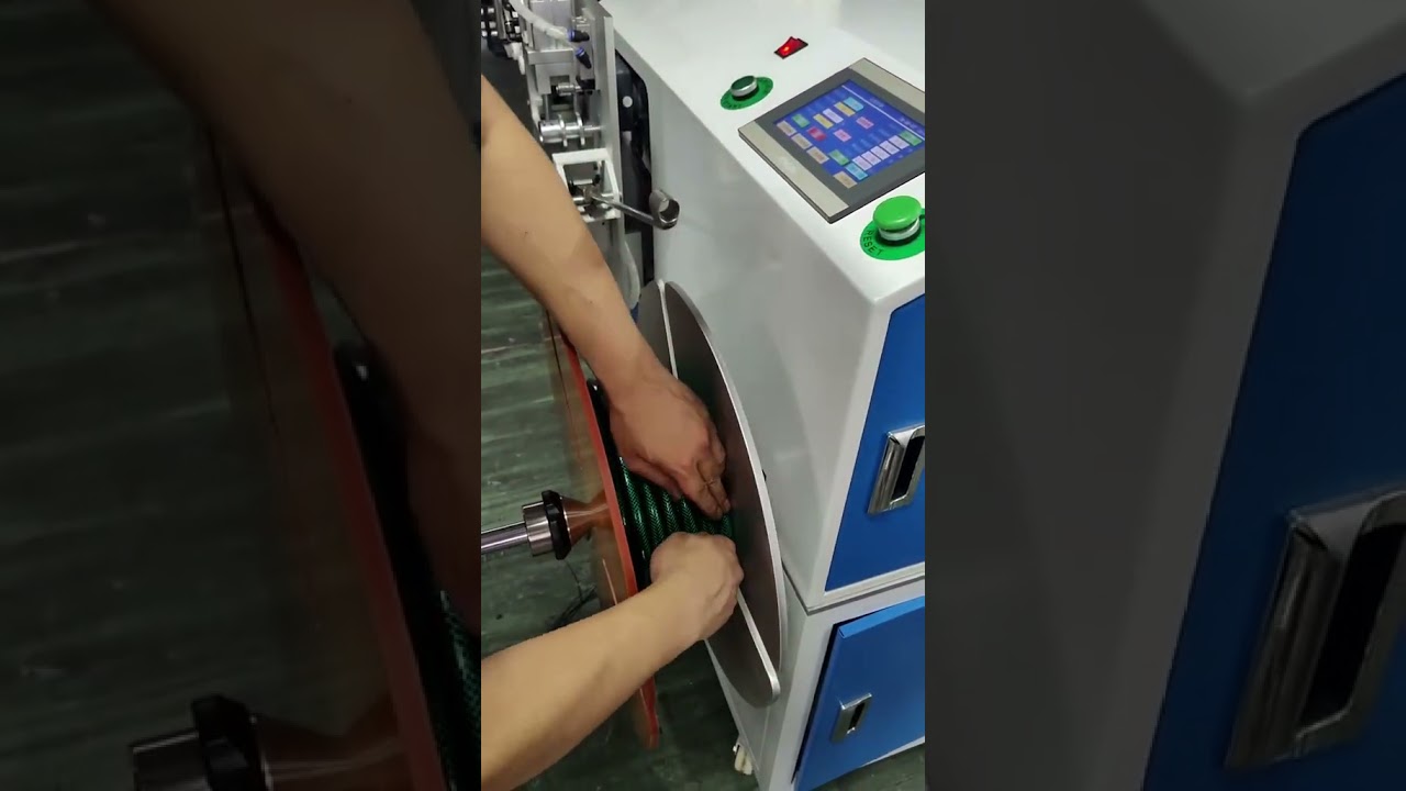 高精度メータリング＆水管の整然巻取り – 速度調整・自動選別機能搭載 #工場 #機械