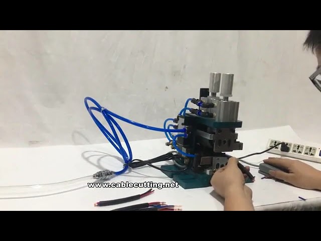 WPM-3F 縦型電線被覆剥離機 - 自動ワイヤー加工の効率化