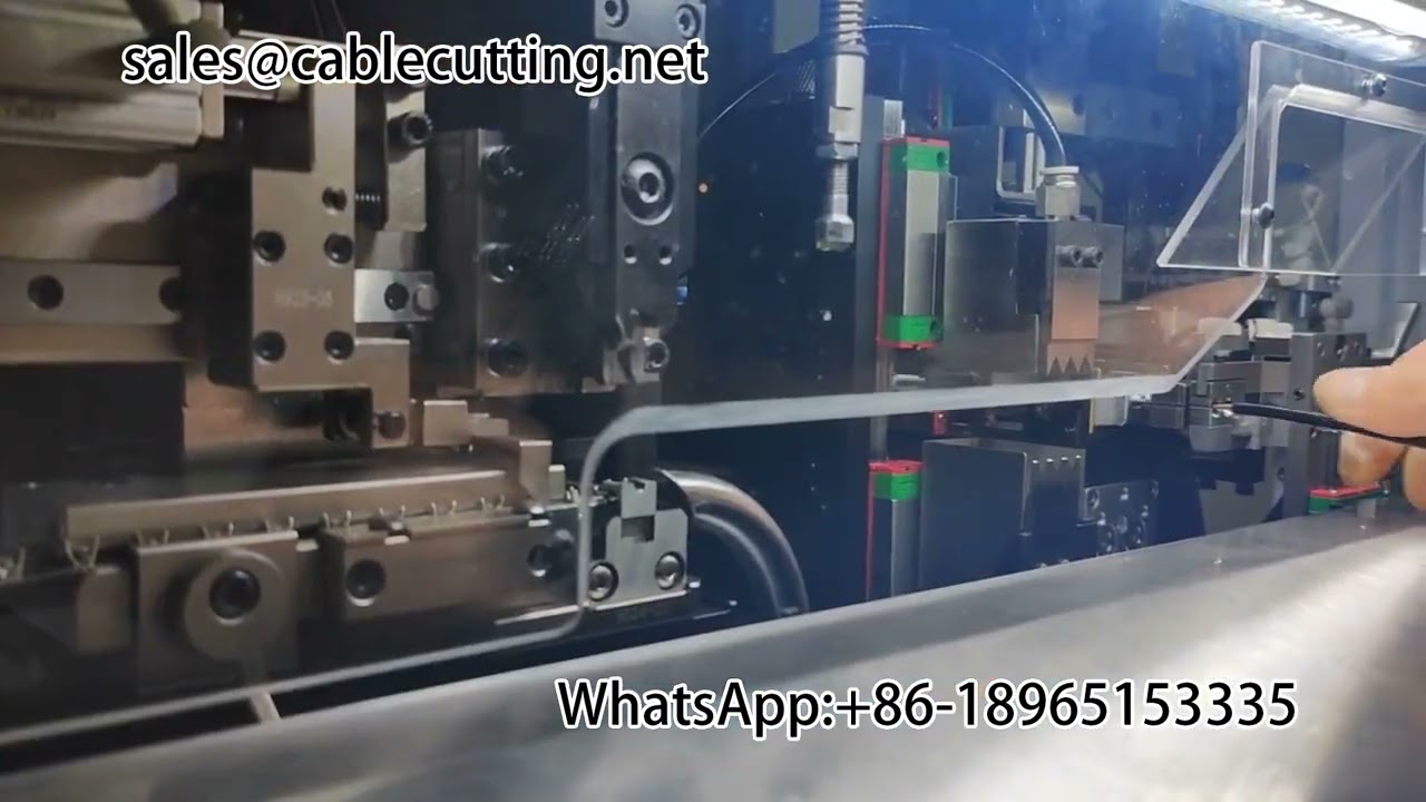 三線防水ボルト剥離・圧着一体機 #剥離圧着端子一体化
