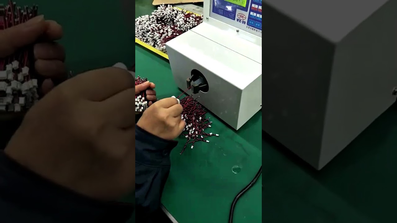 ワイヤー撚り機 2本撚り機能 | 工場自動化設備 #機械 #ケーブルワイヤーストリッピングマシン #工場