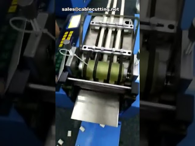 高精度自動熱収縮チューブスリーブ切断機 | 生産効率向上